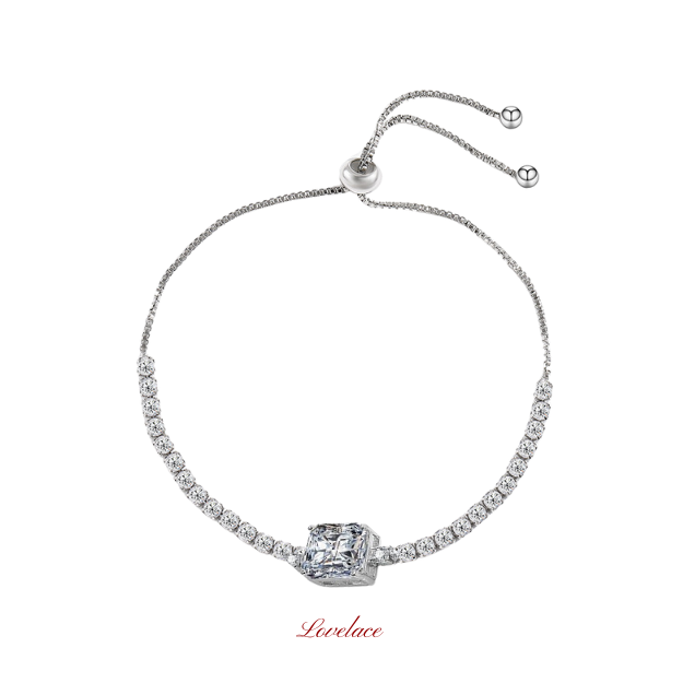 Adjustable Solitaire Charm Bracelet