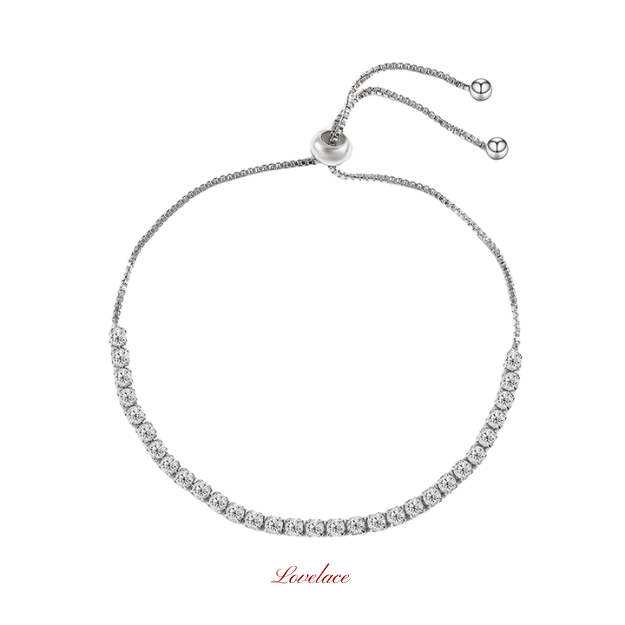 Adjustable Tennis Style Bracelet