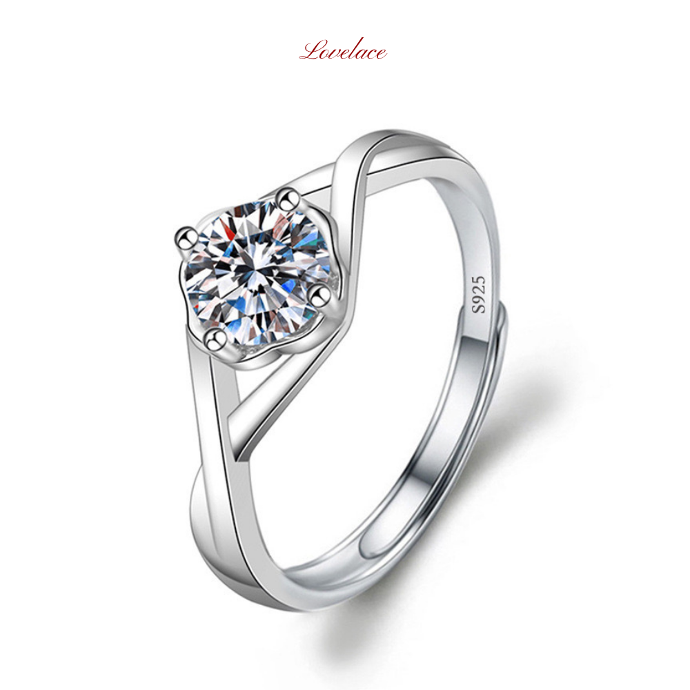 Asymmetrical Band Modern Style Ring