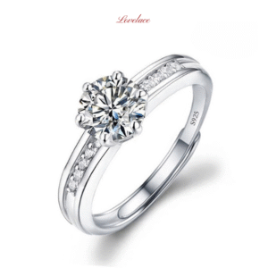 Channel Set Solitaire Ring