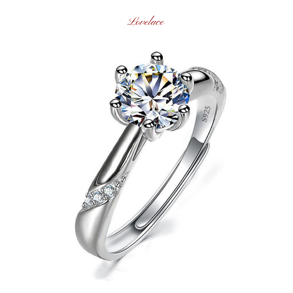 Engraved Side Sparkle Band Ring