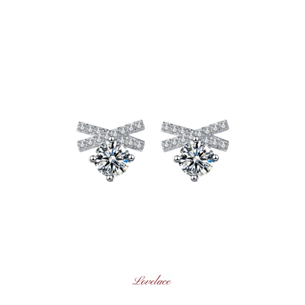 Fan Shape Stud Earrings