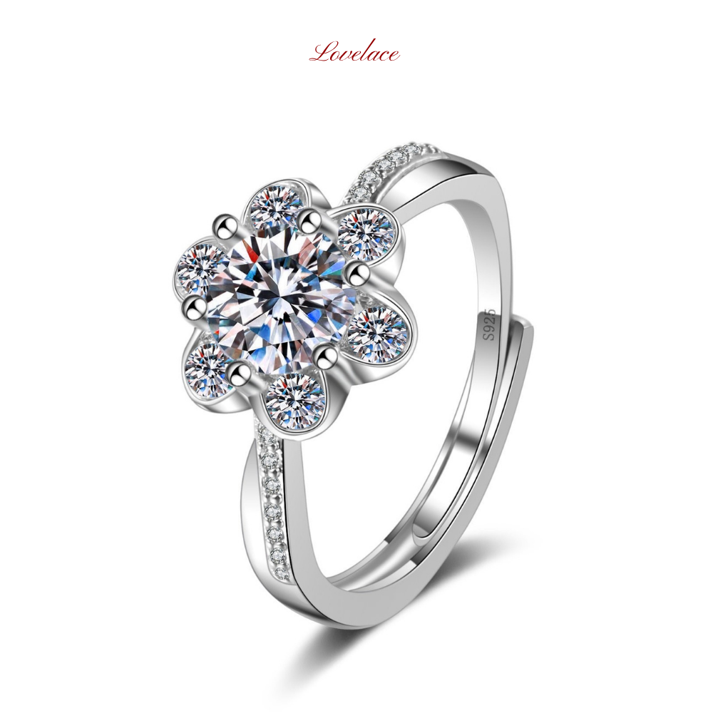 Floral Cluster Design Ring