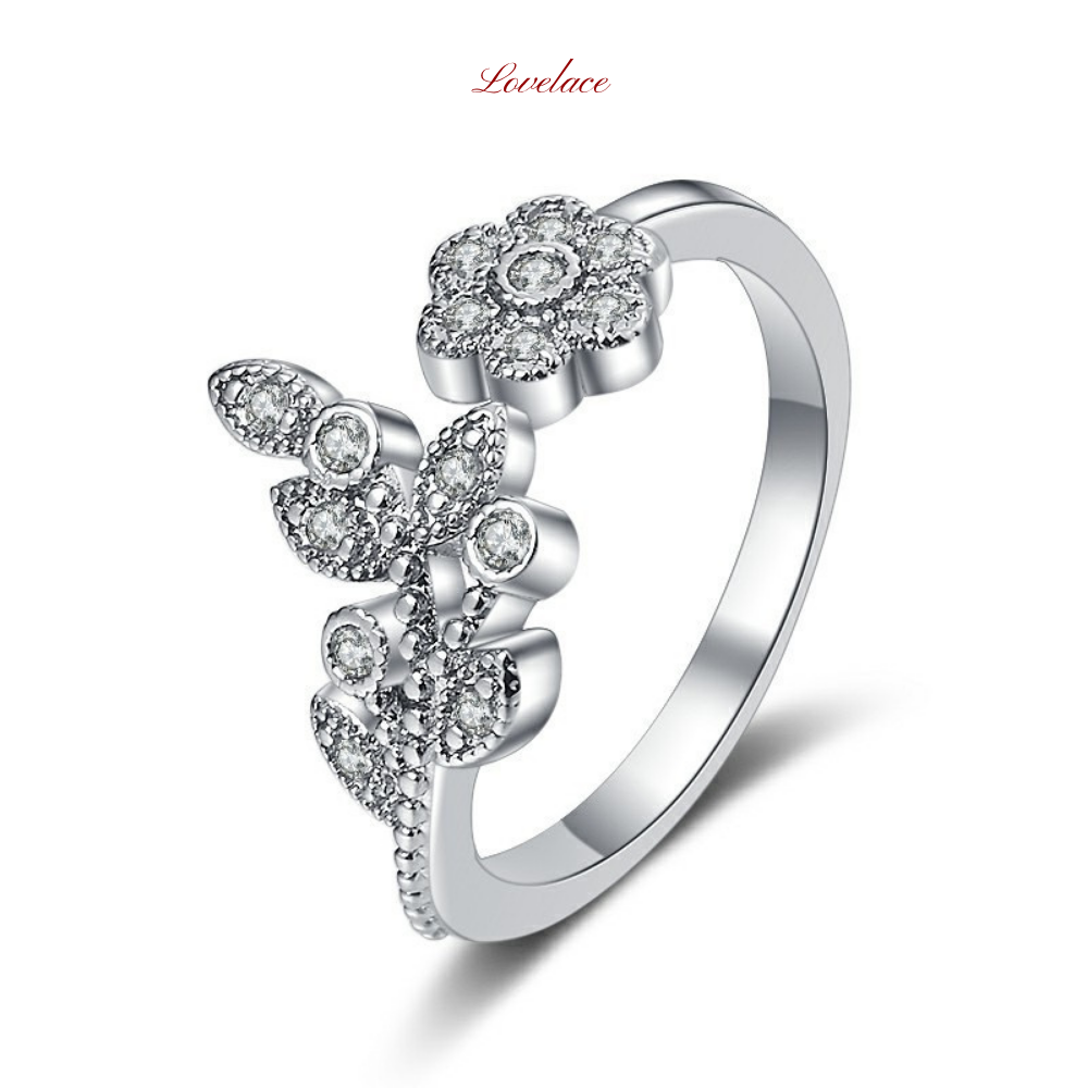 Flowering Motif Accent Ring