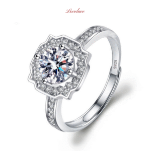Halo Blossom Diamond Ring