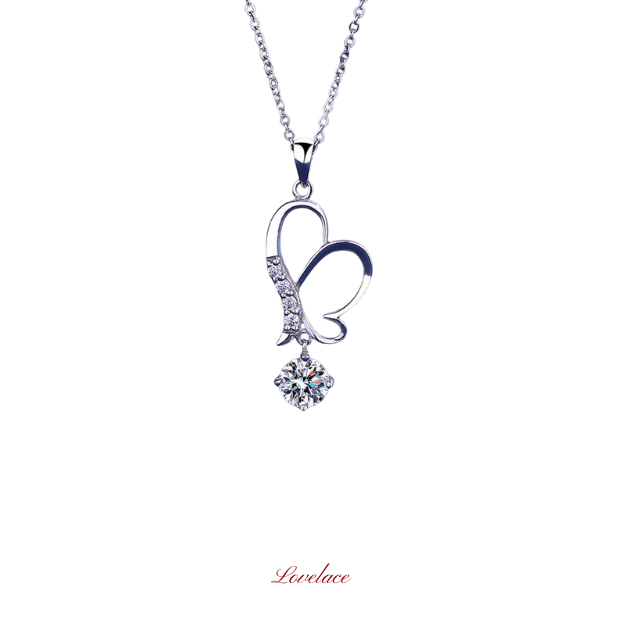 Key and Heart Necklace