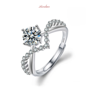 Open Side Double Band Ring