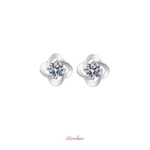 Petal Shape Stud Earrings