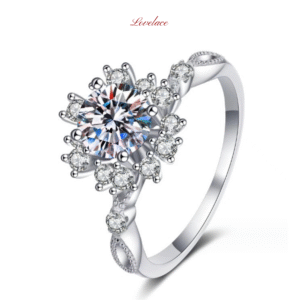 Sunburst Cluster Stone Ring