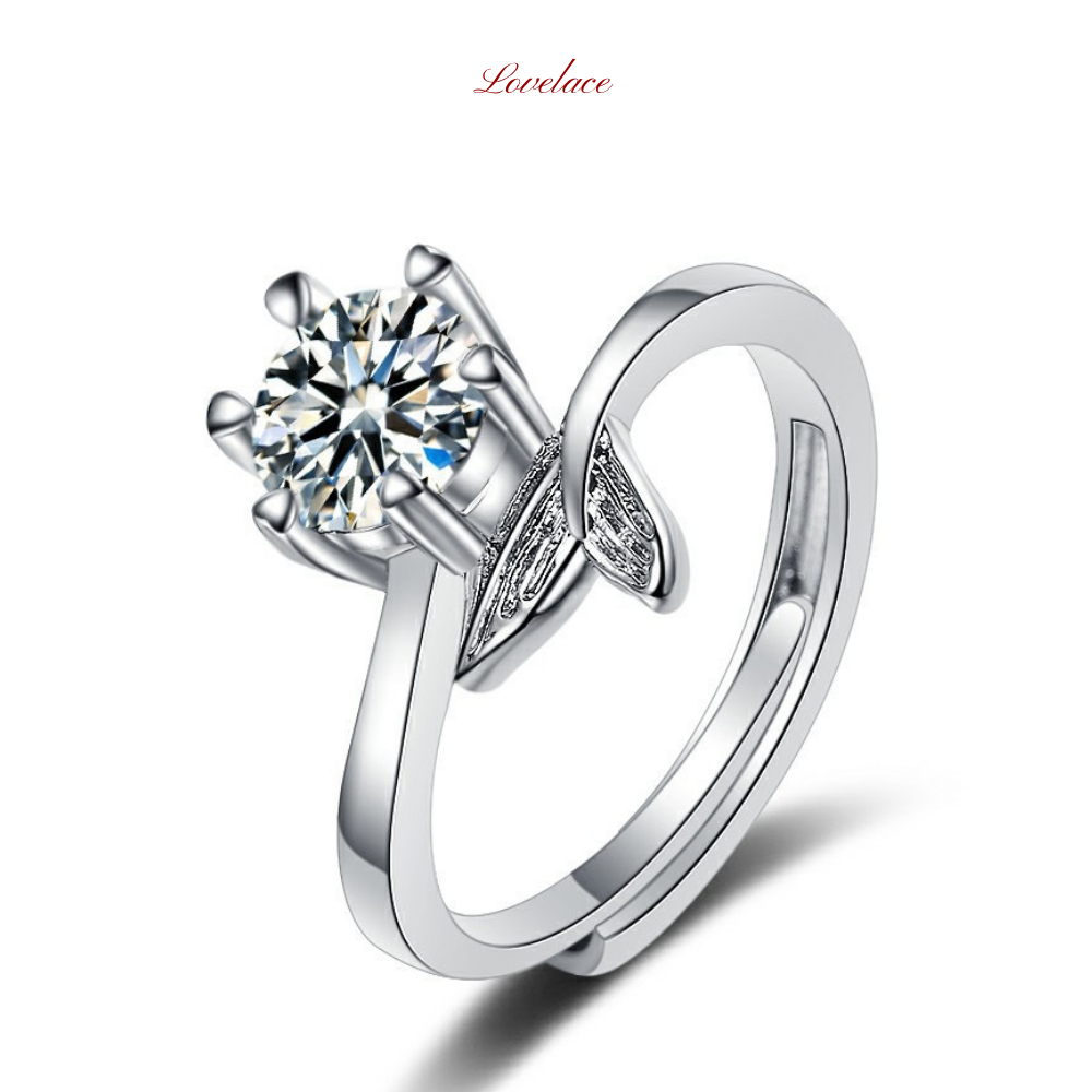 Twist-Set Solitaire Ring